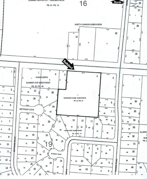 4321 Summer Ave, Memphis, TN for sale - Plat Map - Image 2 of 2