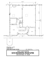 5407-5419 Bandera Rd, San Antonio, TX for rent Floor Plan- Image 1 of 1