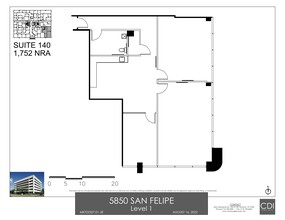 5850 San Felipe St, Houston, TX for rent Site Plan- Image 1 of 1