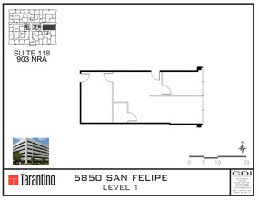 5850 San Felipe St, Houston, TX for rent Site Plan- Image 1 of 1