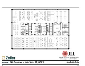 100 Peachtree St NW, Atlanta, GA for rent Floor Plan- Image 1 of 1