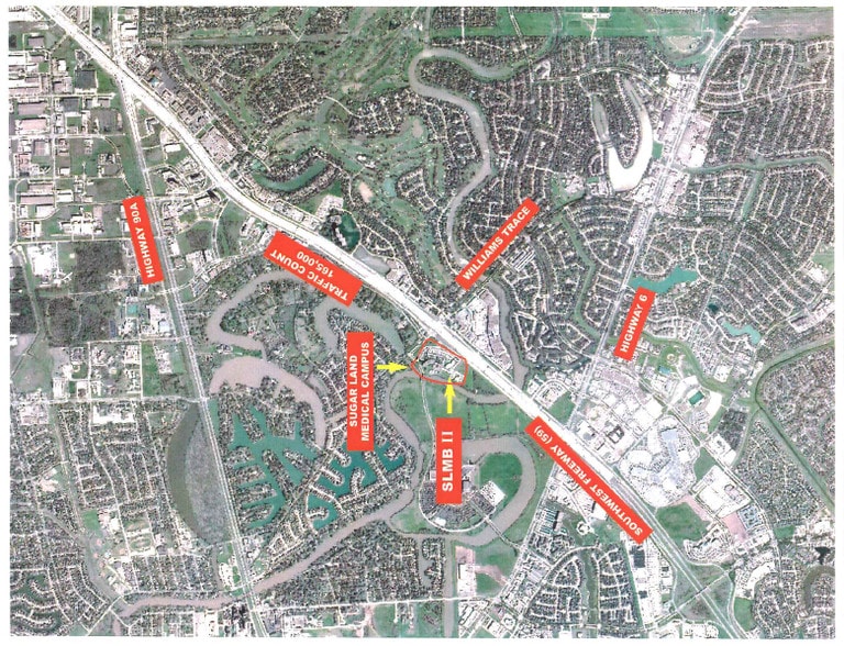 15400 Southwest Fwy, Sugar Land, TX to rent - Aerial - Image 3 of 3