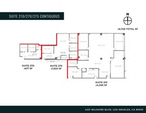 4221 Wilshire Blvd, Los Angeles, CA for rent Floor Plan- Image 2 of 2