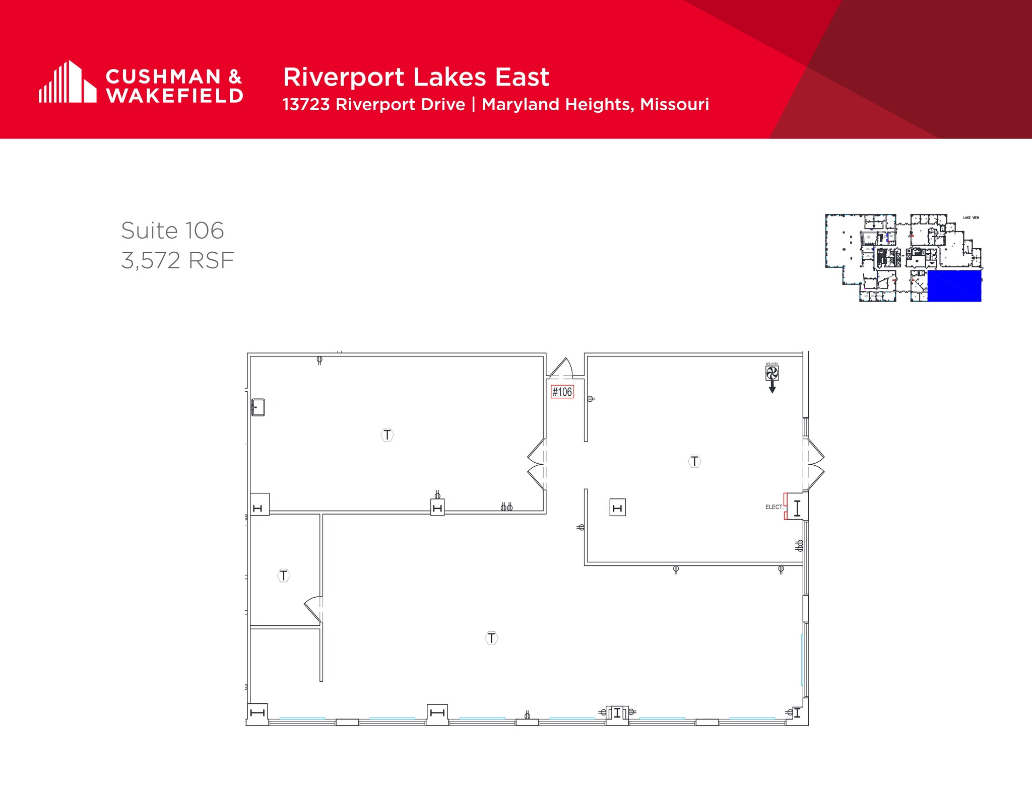 13723 Riverport Dr, Maryland Heights, MO for rent Site Plan- Image 1 of 7