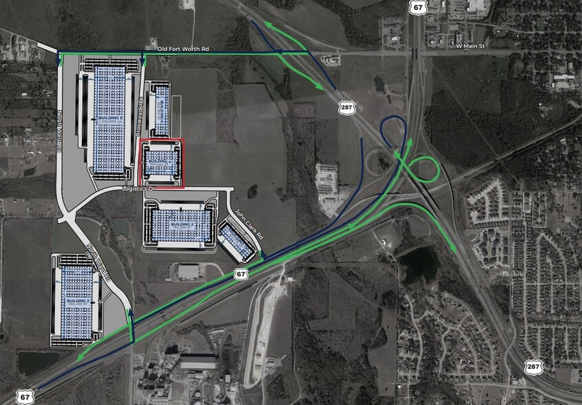 620 Crossroads Dr, Midlothian, TX for rent - Site Plan - Image 3 of 3