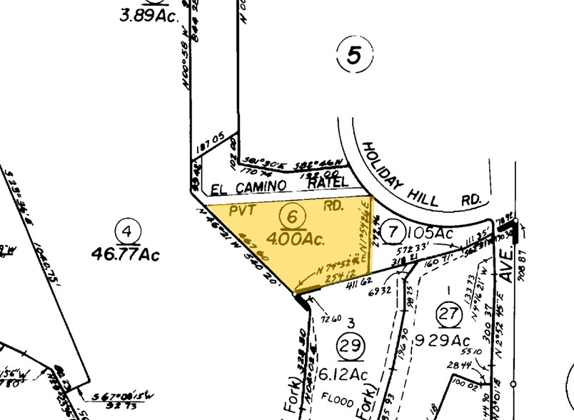 1351 Holiday Hill Rd, Goleta, CA for sale - Plat Map - Image 1 of 1