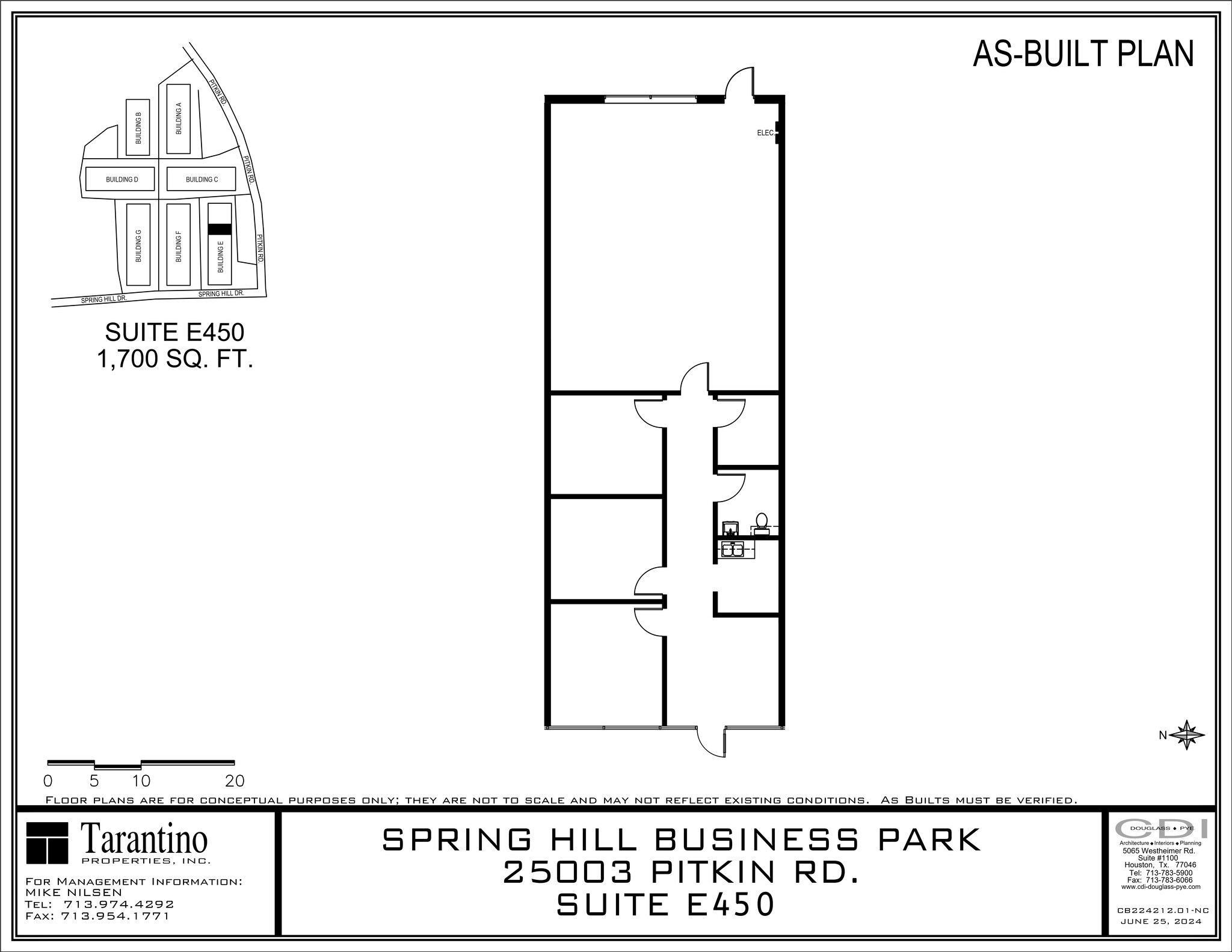 25003 Pitkin Rd, Spring, TX to rent Site Plan- Image 1 of 6
