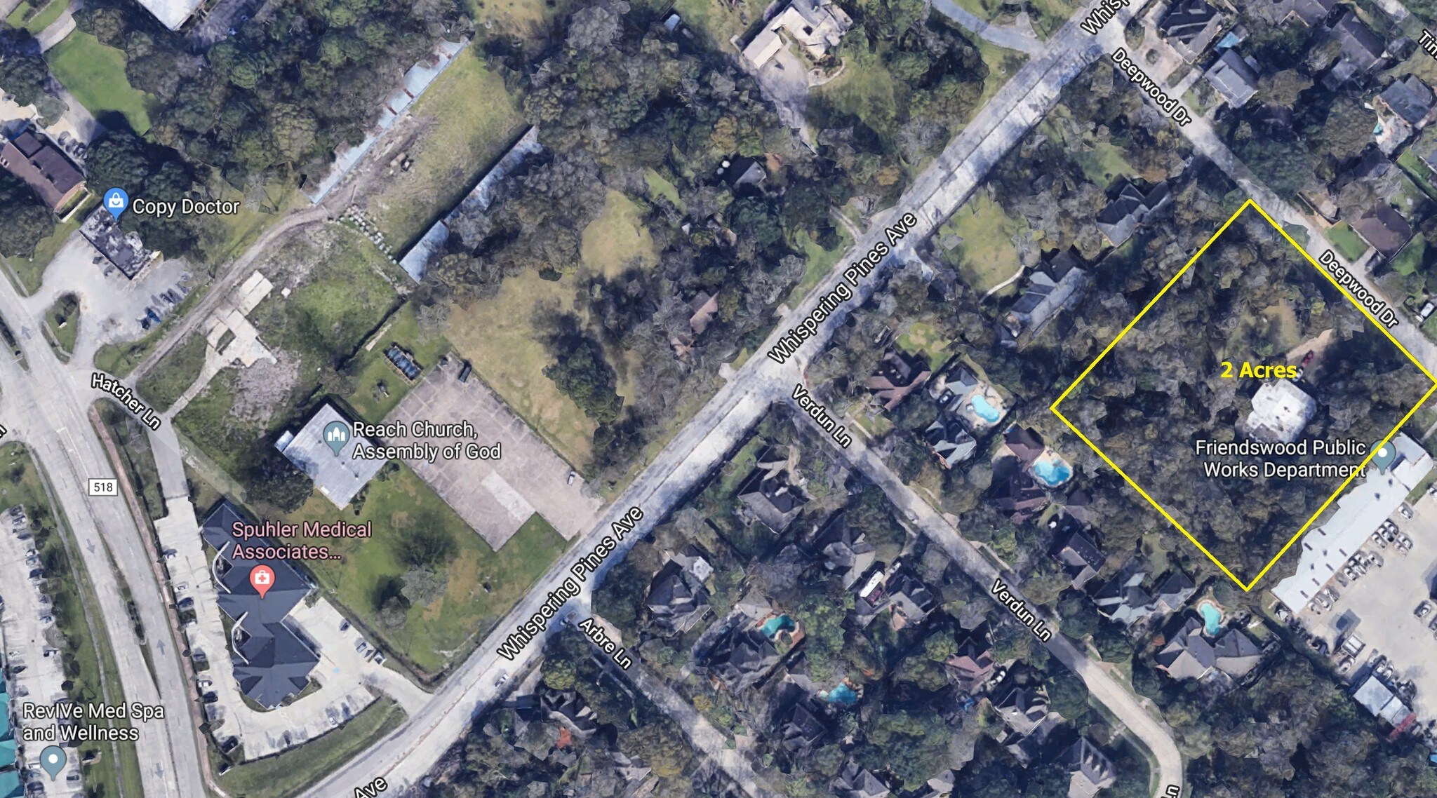 1304 Deepwood Dr, Friendswood 77546 Land for Sale