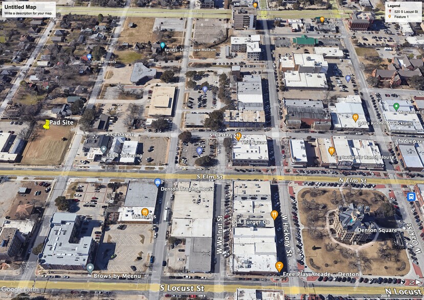 308 S Elm St, Denton, TX for sale - Aerial - Image 2 of 3