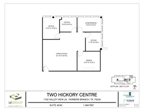 1750 Valley View Ln, Farmers Branch, TX for rent Floor Plan- Image 1 of 1