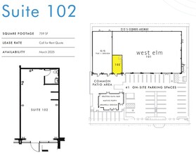 146-212 S Cedros Ave, Solana Beach, CA for rent Floor Plan- Image 1 of 1