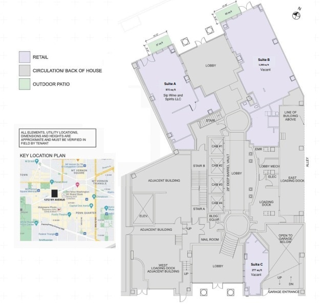 1212 New York Ave NW, Washington, DC to rent Floor Plan- Image 1 of 1