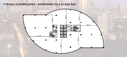 3500 Maple Ave, Dallas, TX for rent Typical Floor Plan- Image 1 of 1