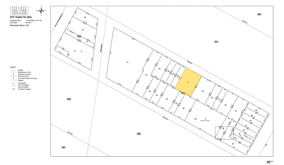 22 W 32nd St, New York, NY for rent - Plat Map - Image 2 of 2