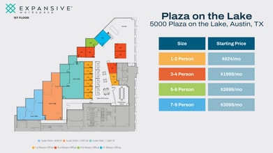 5000 Plaza On The Lake Dr, Austin, TX to rent Floor Plan- Image 1 of 6