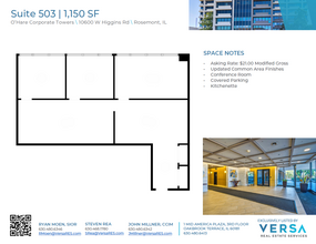 10600 W Higgins Rd, Rosemont, IL for rent Floor Plan- Image 1 of 1