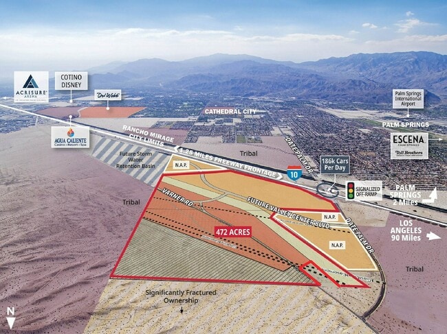 More details for I-10 @ Date Palm Drive & Varner Rd, Cathedral City, CA - Land for Auction