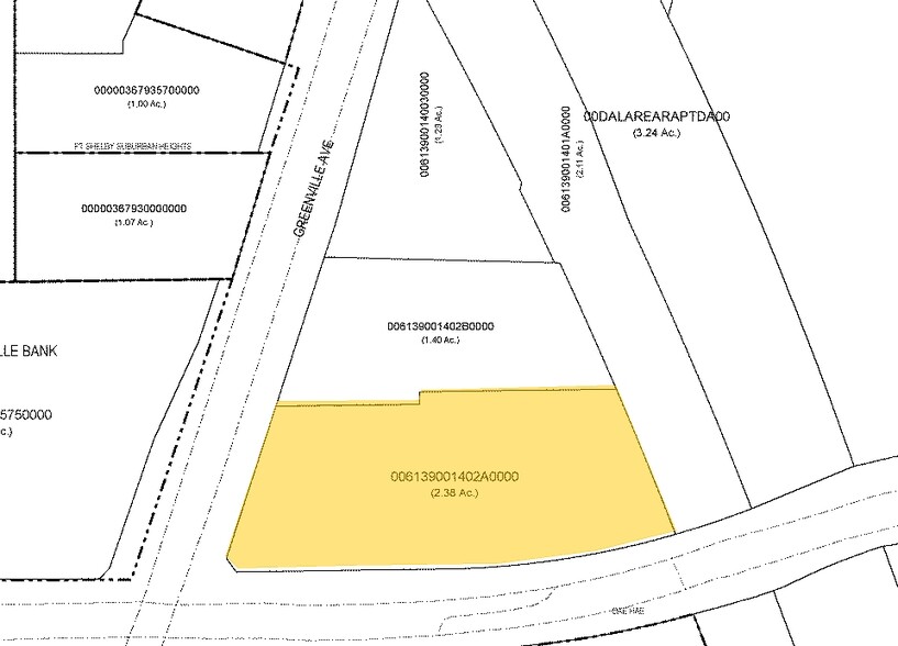 7502 Greenville Ave, Dallas, TX for sale - Plat Map - Image 1 of 1