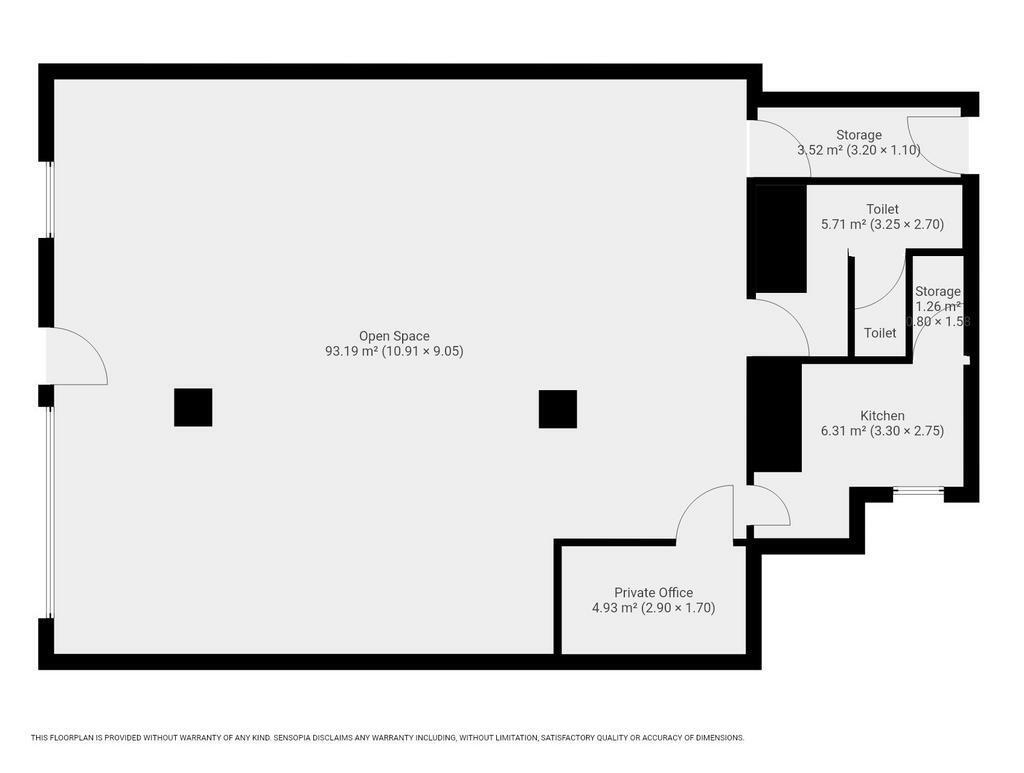 1 Blue St, Carmarthen to rent Floor Plan- Image 1 of 2